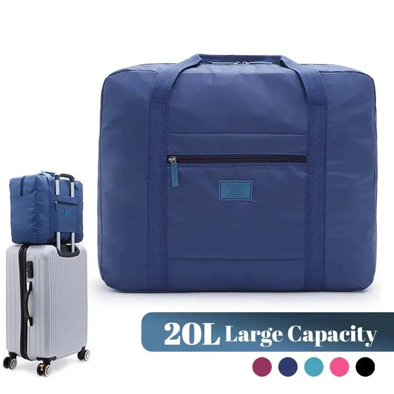 FlexiCarry™ Foldable Travel Duffel Bag