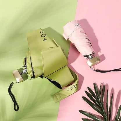 SunCapsule™ Mini UV & Rain Travel Umbrella