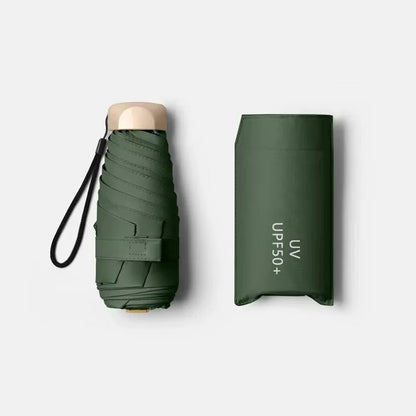 SunCapsule™ Mini UV & Rain Travel Umbrella
