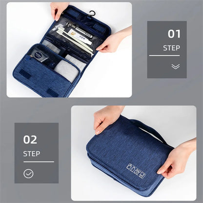 HangEase™ Travel Toiletry Organizer