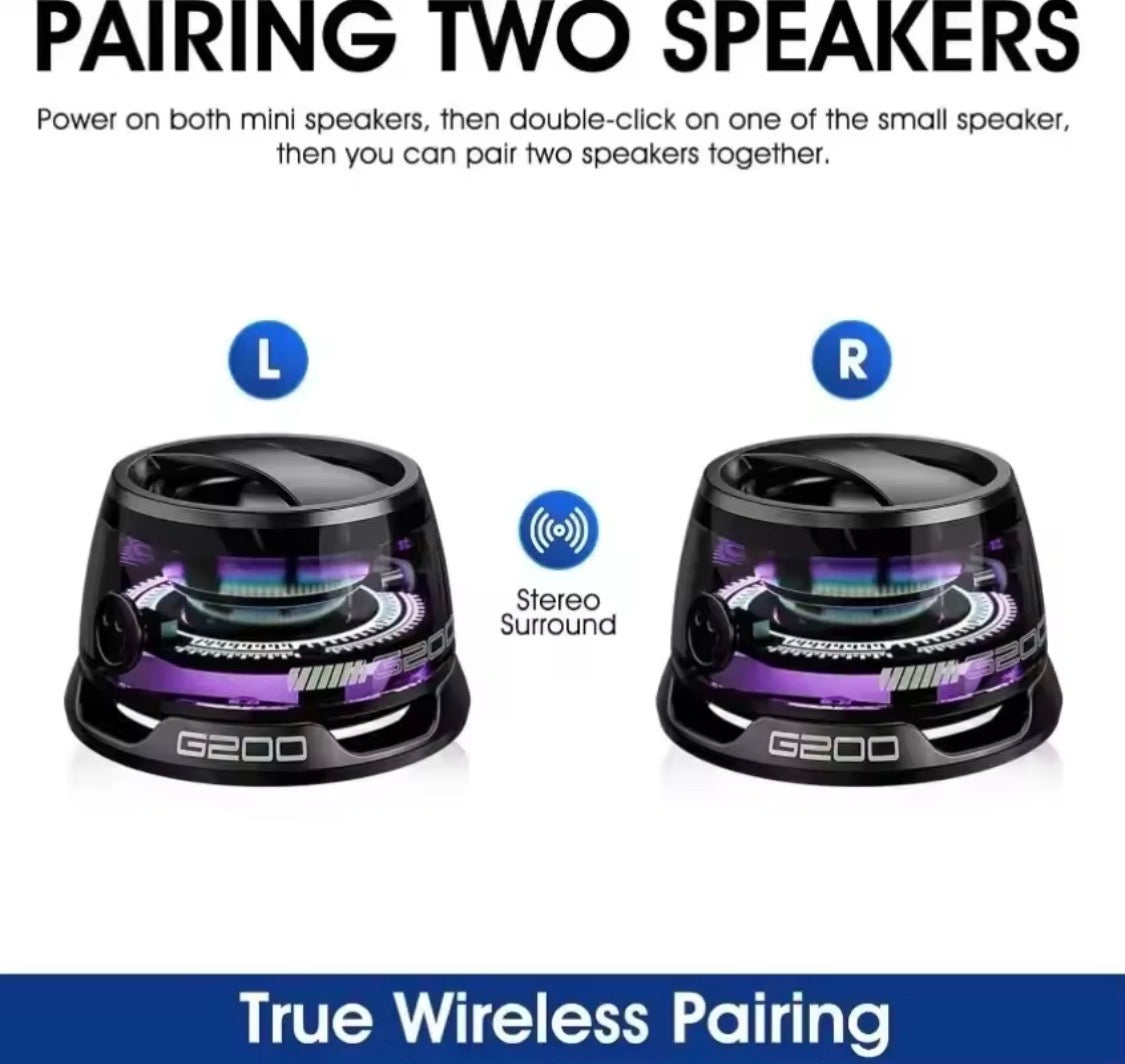 SonicSnap™ Magnetic RGB Mini Speaker