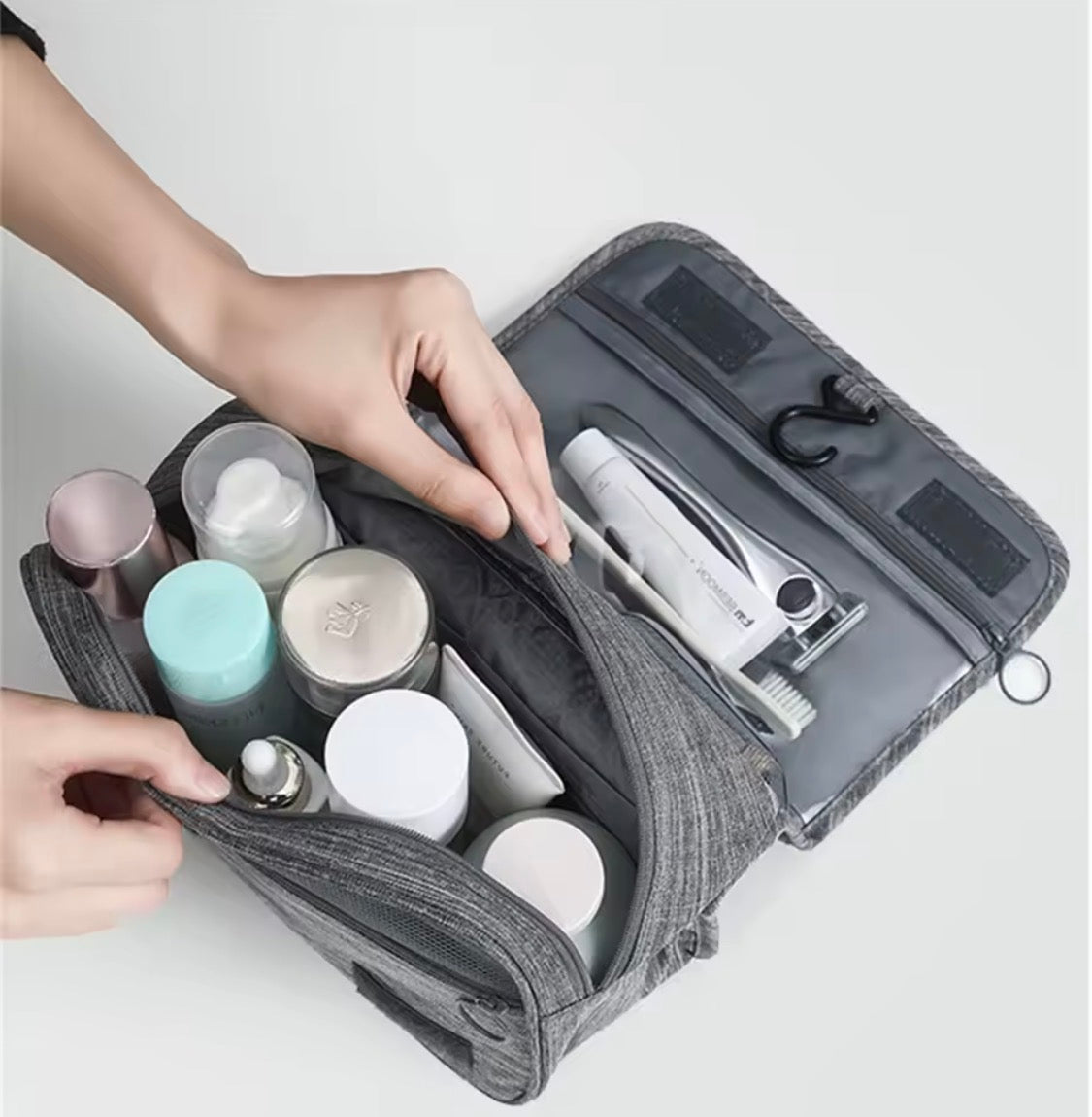 HangEase™ Travel Toiletry Organizer