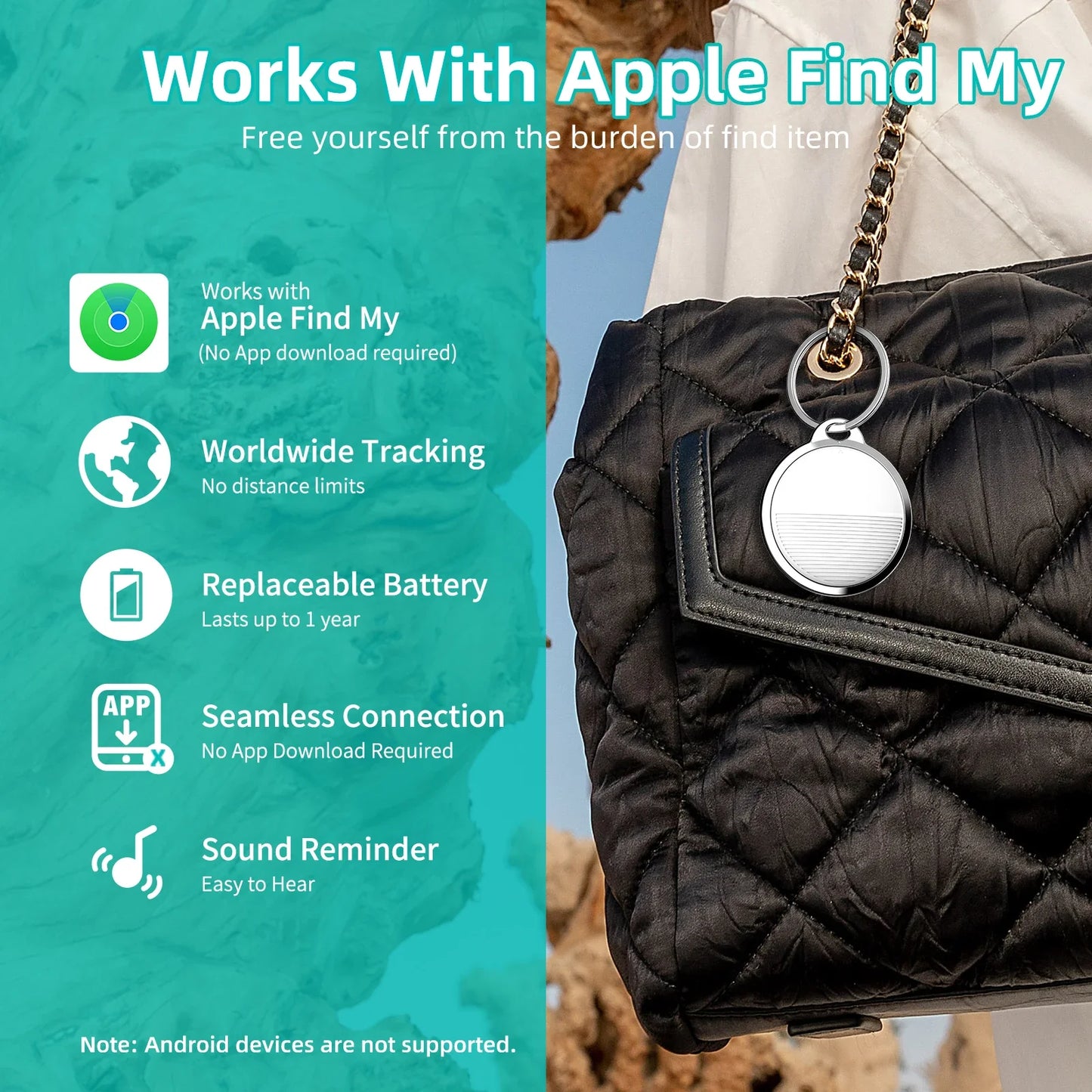 TrackiTag™ Smart Apple Finder
