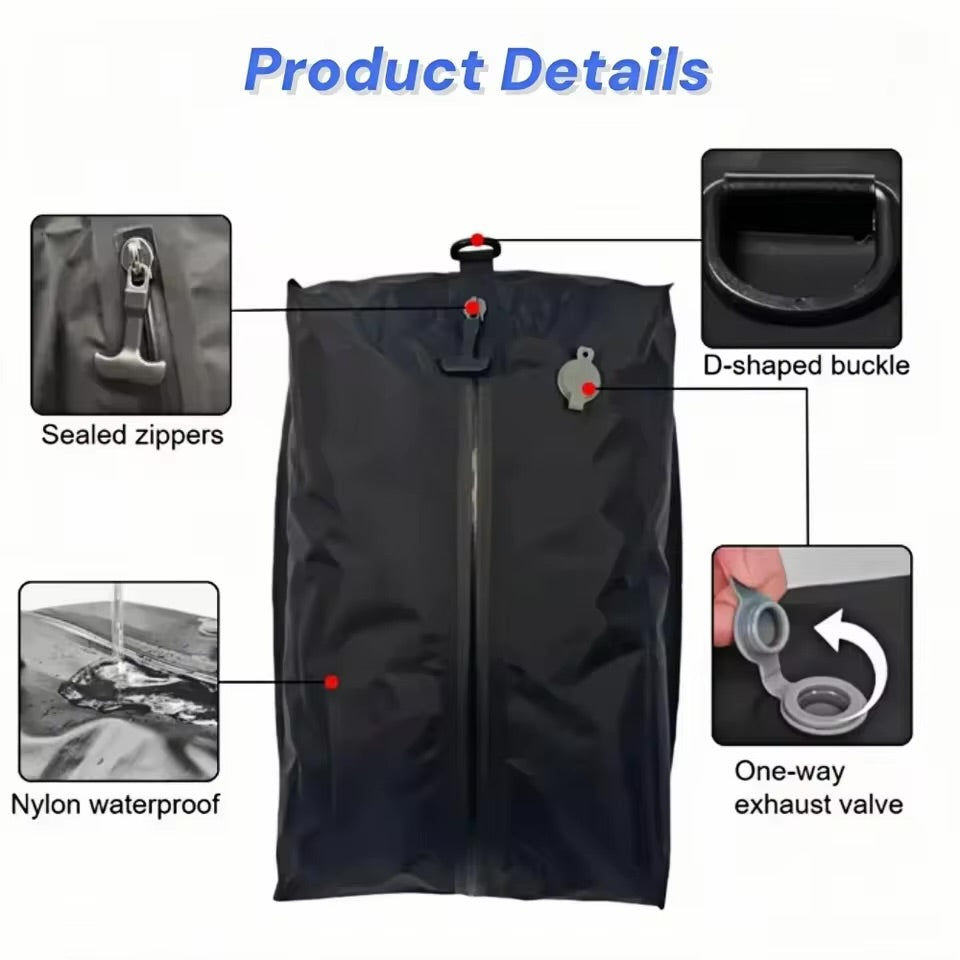 VacuPack™ Travel Compression Storage Bags