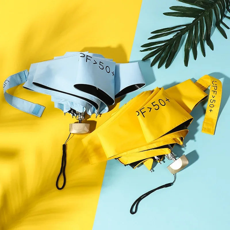 SunCapsule™ Mini UV & Rain Travel Umbrella