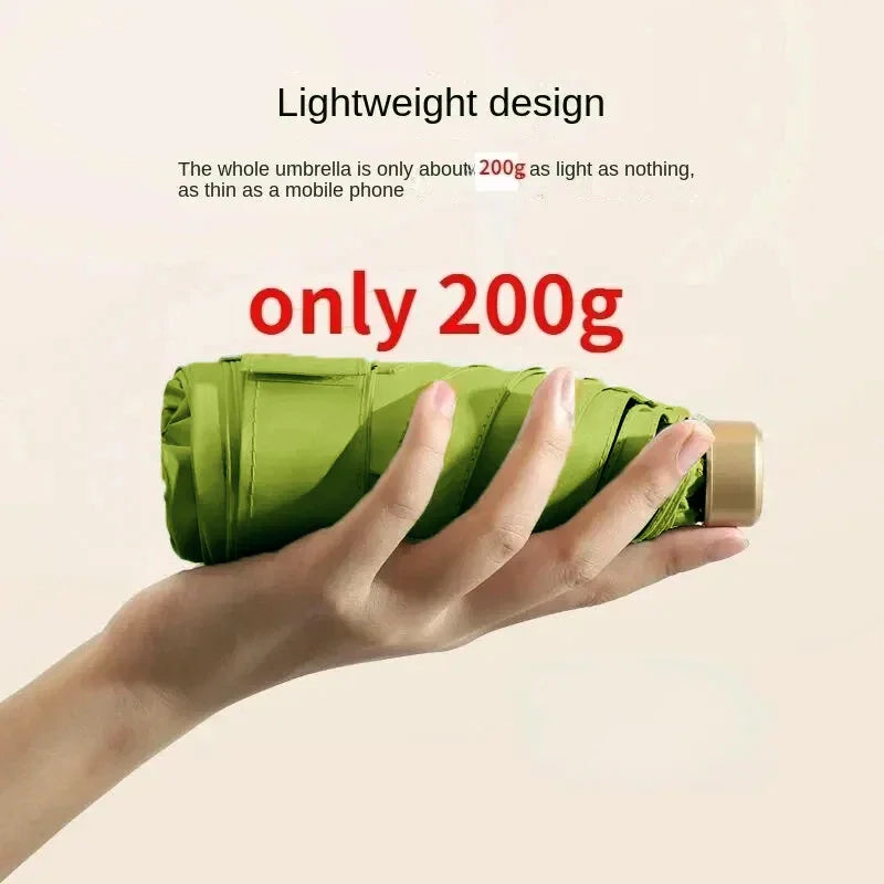 SunCapsule™ Mini UV & Rain Travel Umbrella
