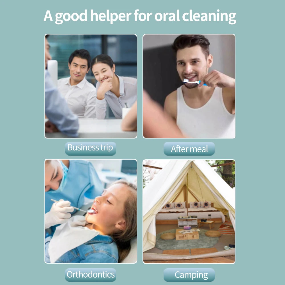 SnapBrush™ Foldable Travel Toothbrush