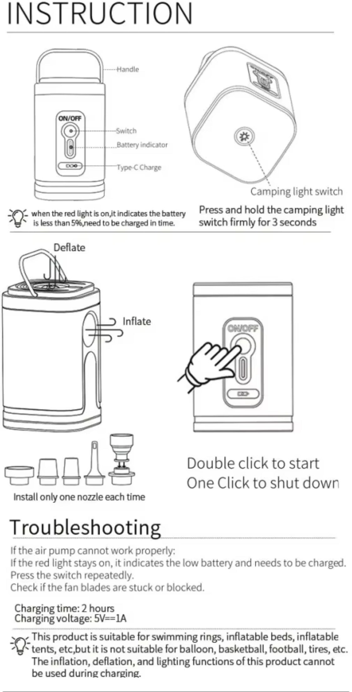 VacuPack™ Travel Compression Storage Bags