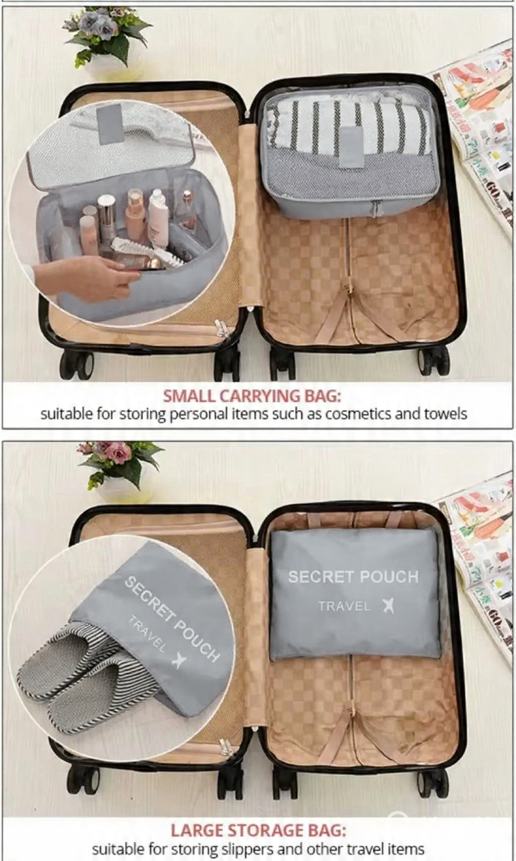 PackEase™ Travel Organizer Packing Cubes