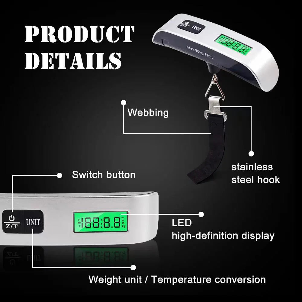 WeightMate™ Digital Luggage Scale